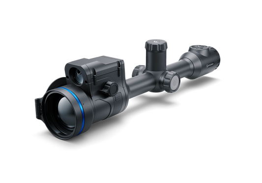 Pulsar Thermion 2 XP60 Pro LRF erbjuder en 640×480‑sensor med 60 mm‑objektiv och laseravståndsmätare.