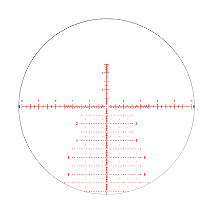 Element Optics Theos 6-36x56 svart sedd från sidan
