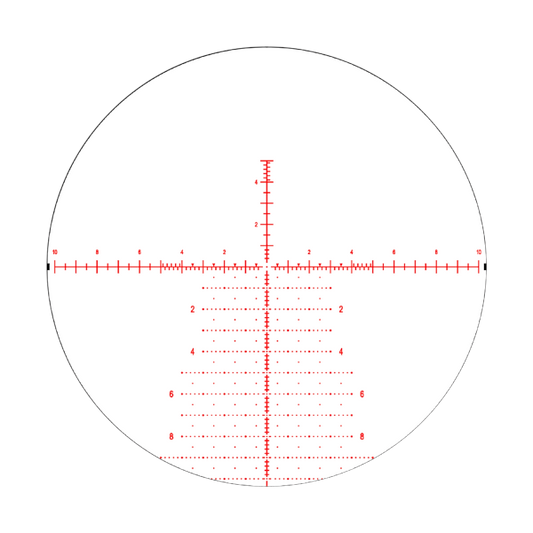 Element Optics Theos 6-36x56 svart sedd från sidan