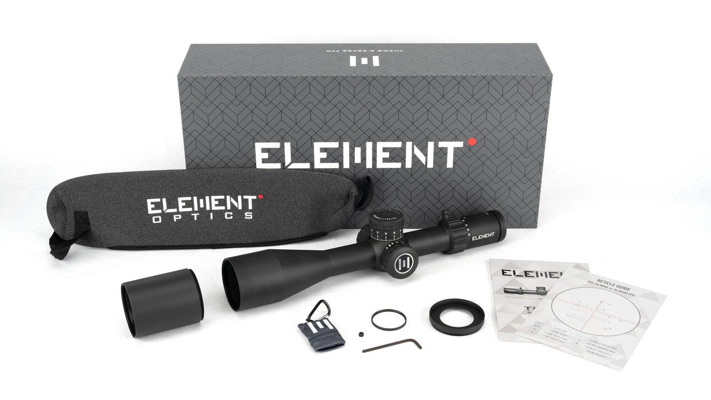 Element Optics Theos 6-36x56 svart targetrattar