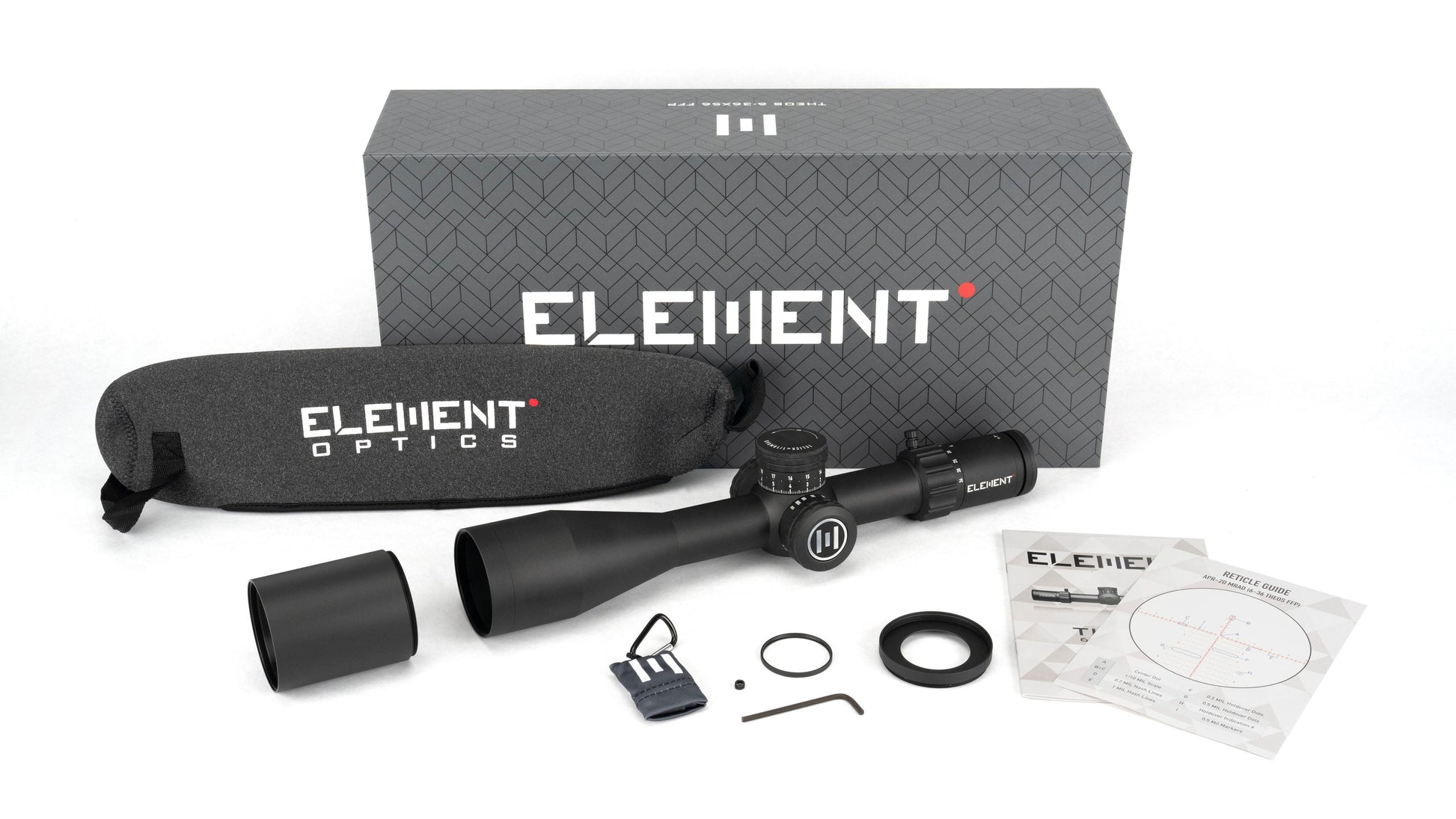 Element Optics Theos 6-36x56 svart targetrattar