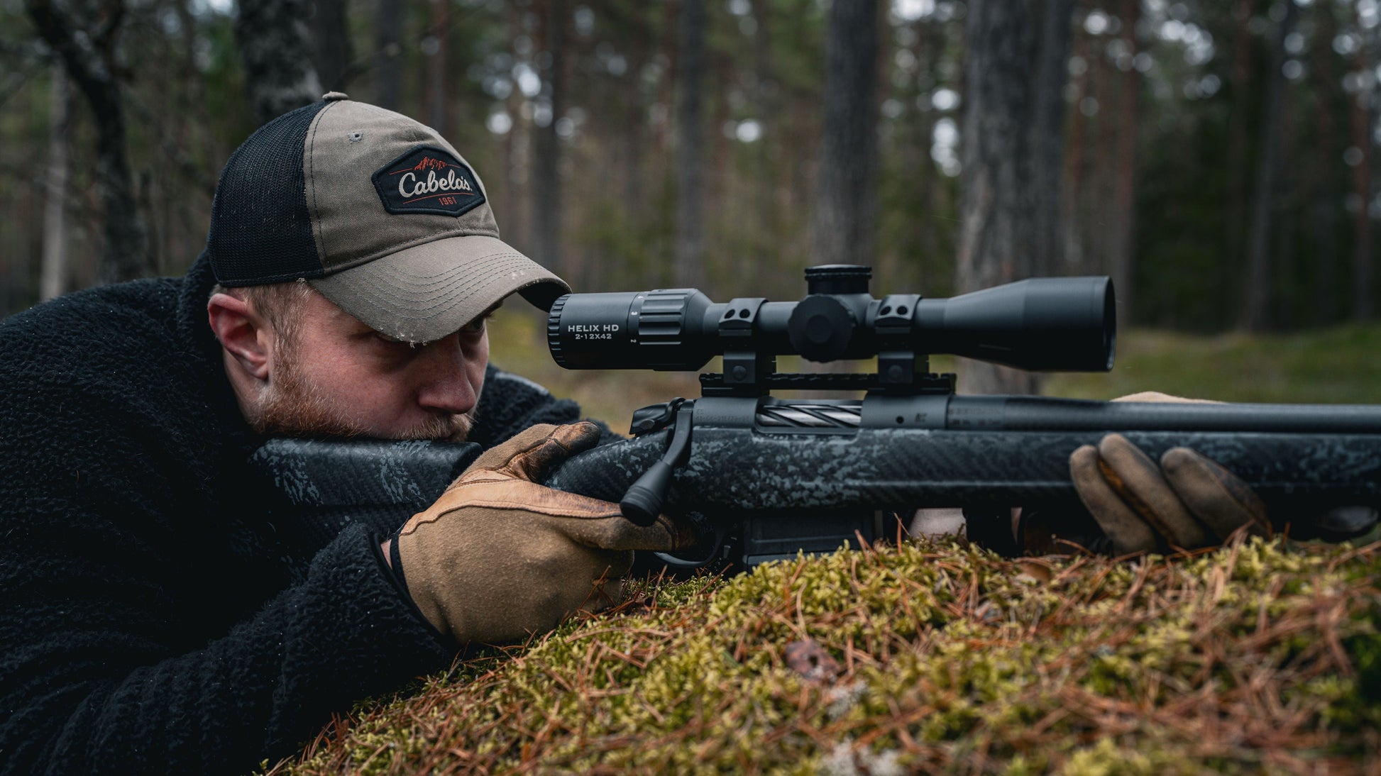 Element Optics Helix HD Compact 2-12x42 sedd från sidan