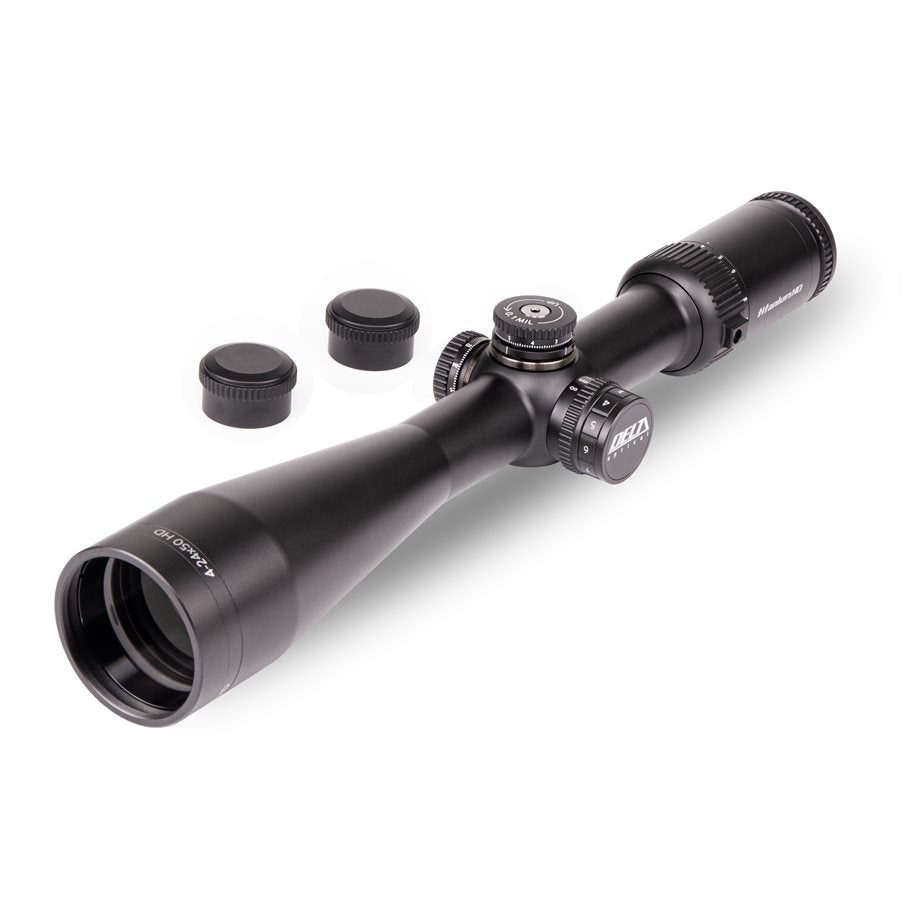 Delta Optical Titanium HD 4-24x50 SF Di-MD belyst sikte med utbytbara rattar