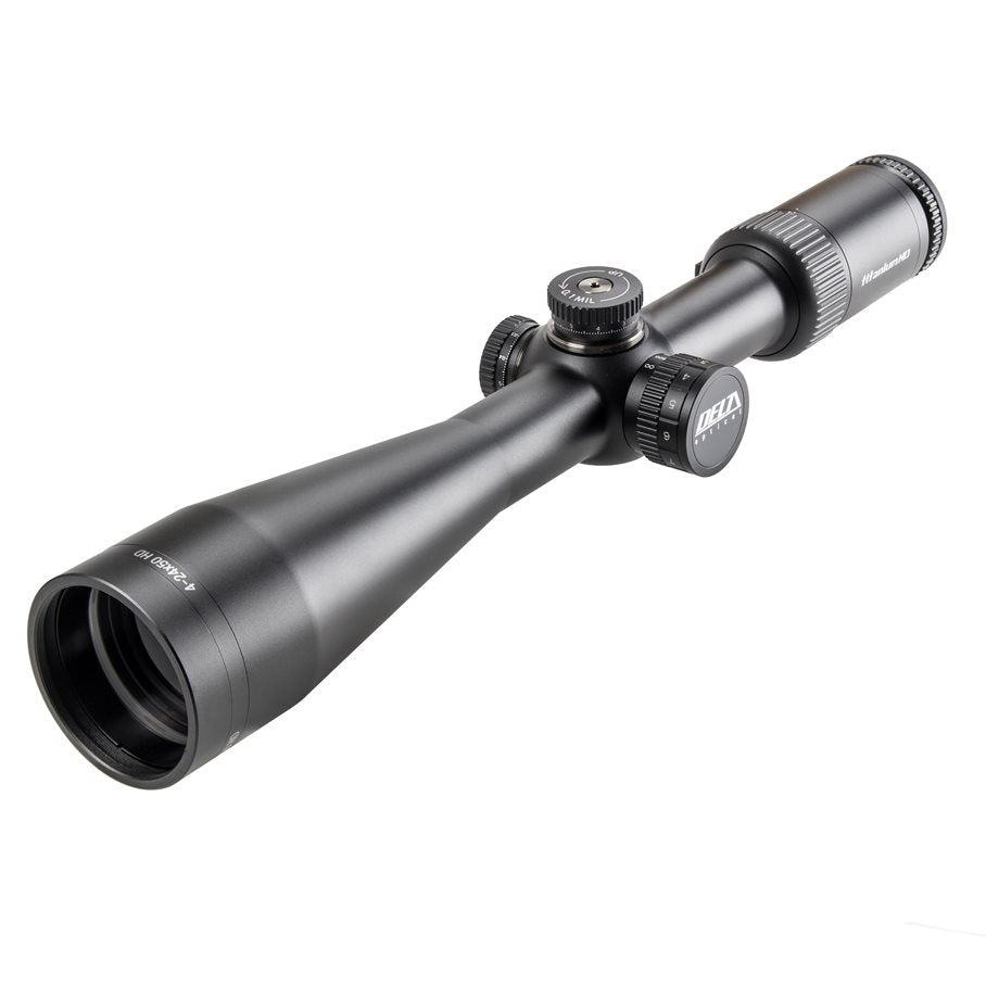 Delta Optical Titanium HD 4-24x50 SF Di-MD belyst sikte med utbytbara rattar