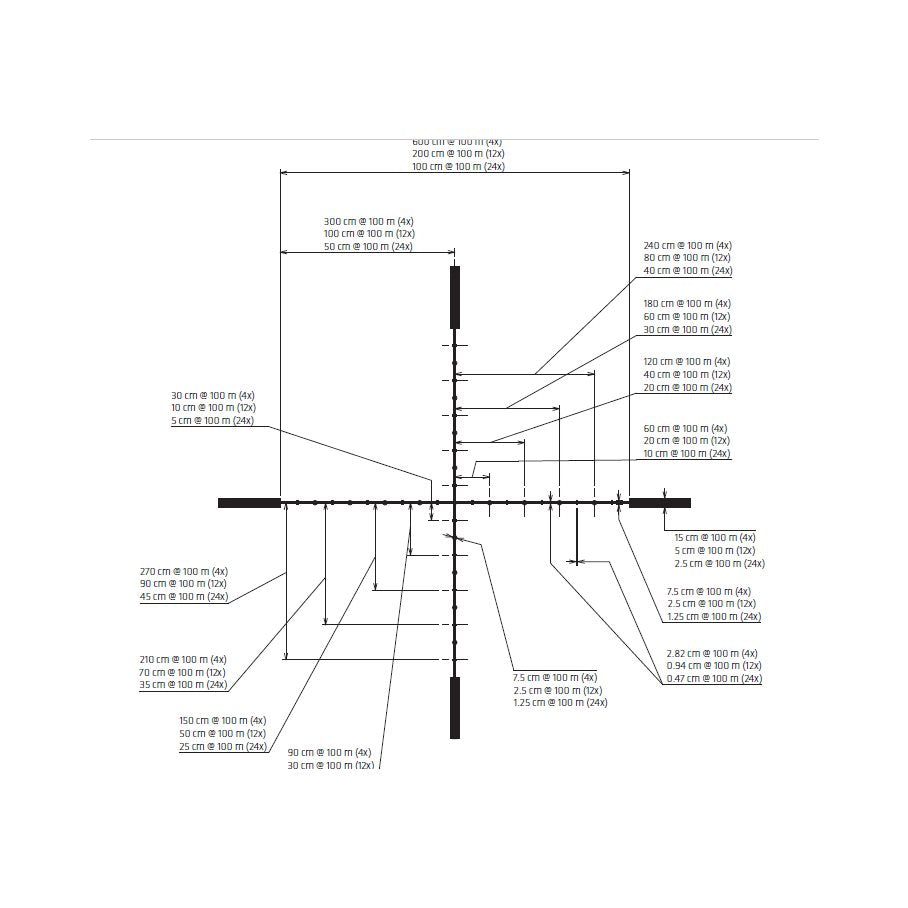 Delta Optical Titanium HD 4-24x50 SF Di-MD belyst sikte med utbytbara rattar