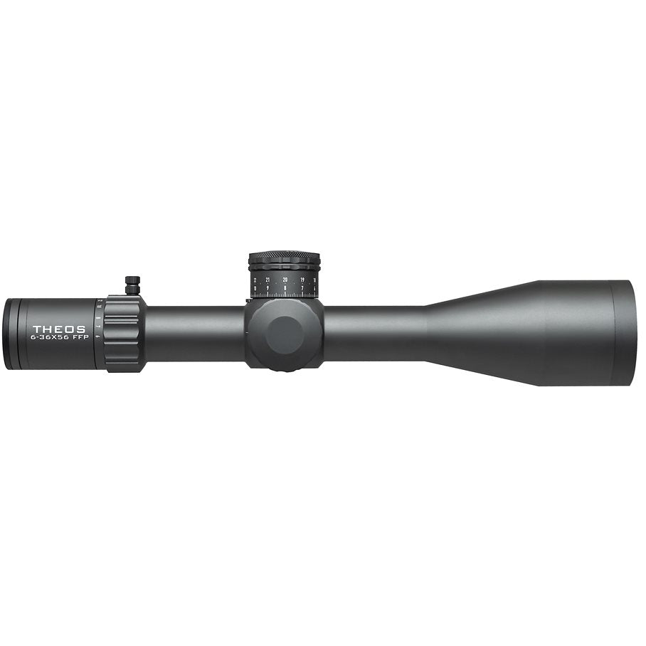 Element Optics Theos 6-36x56 monterat på vapen