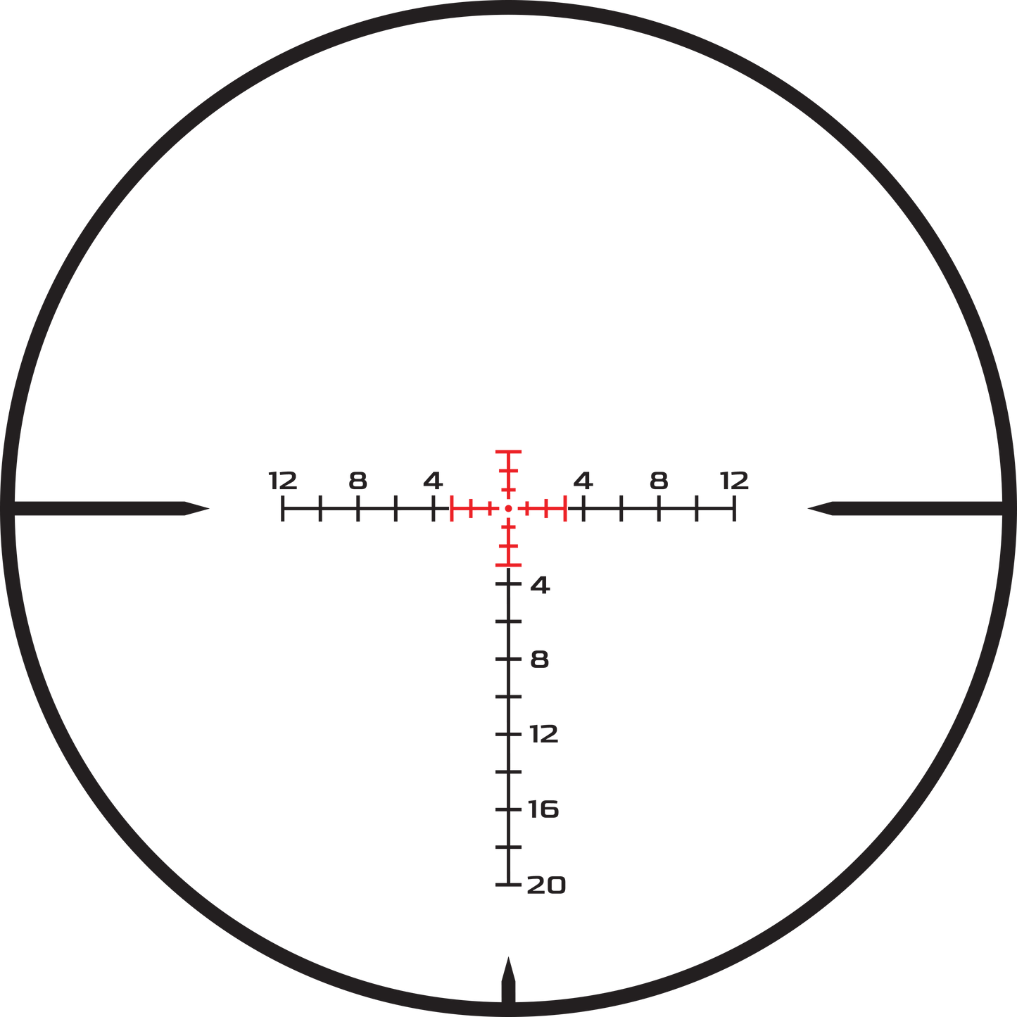 Telson ARC 2.5-15x44 ED MOA Line Tac SFP kikarsikte, riktmedel i MOA