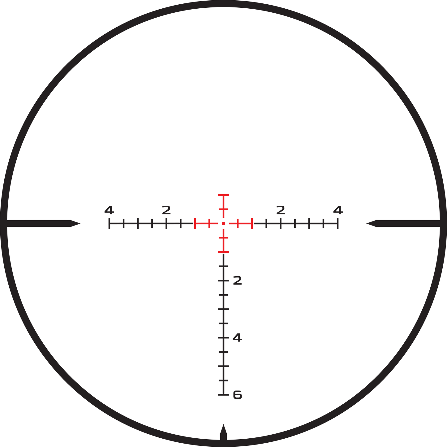 Telson ARC 2.5-15x44 ED MIL Line Tac SFP kikarsikte, riktmedel i MIL