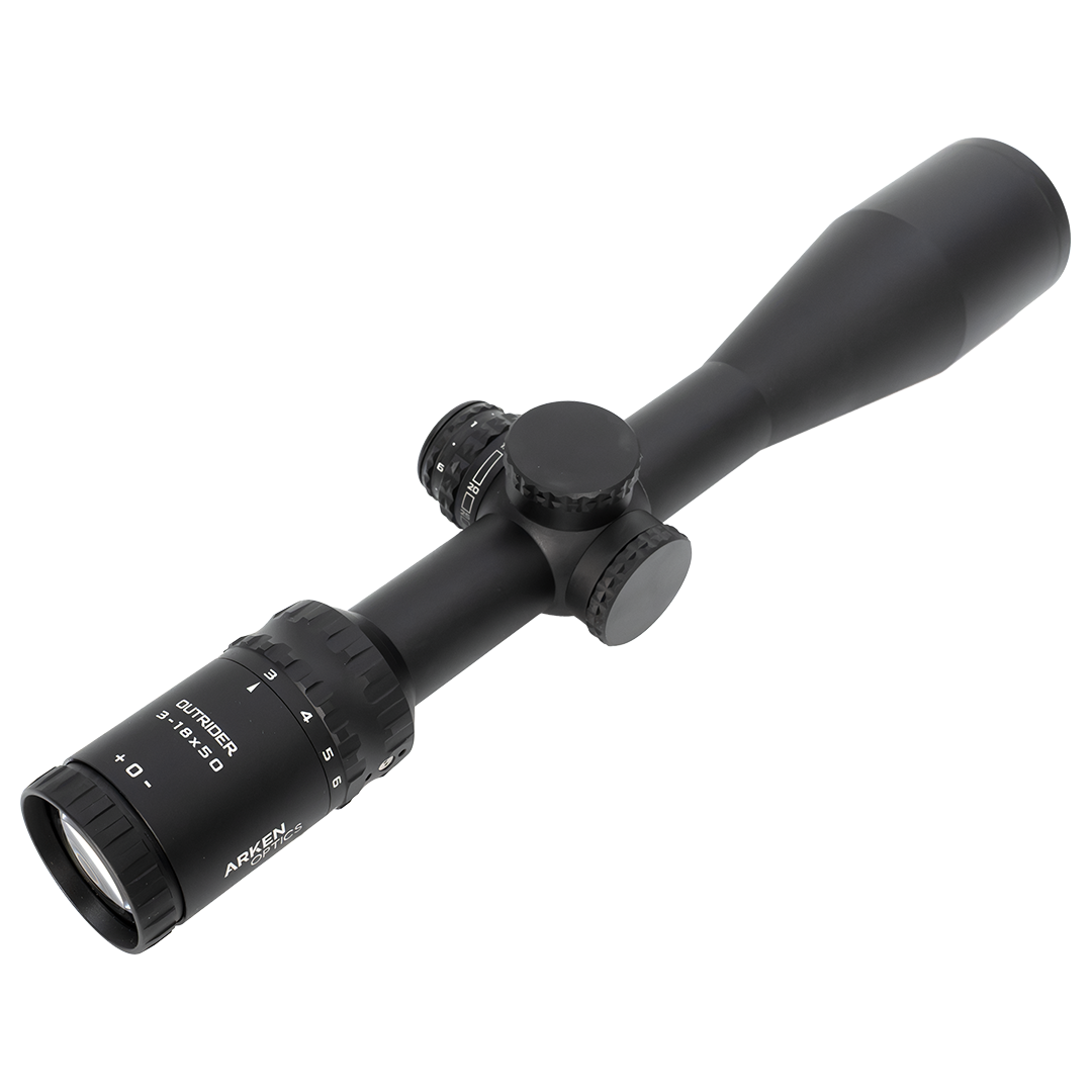 Arken Outrider 3-18x50 sedd från sidan