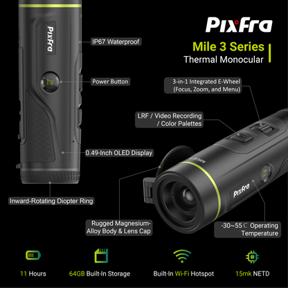 PixFra Mile M3 384x288, 25 mm Värmekikare