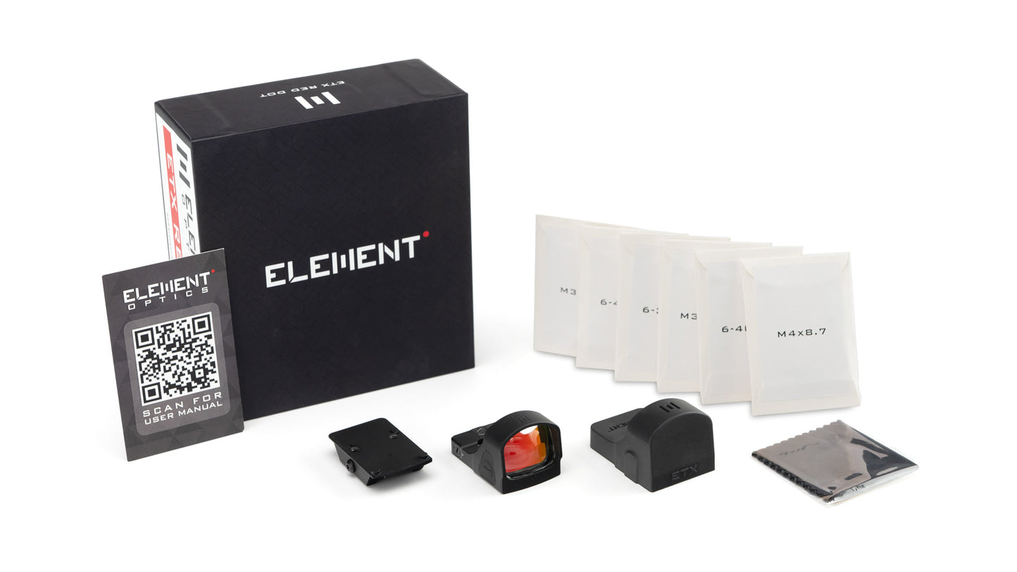 Element Optics ETX toppmonterat batterilock