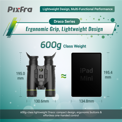 PixFra Draco D335N-4K Multispektral Värmekikare 384x288