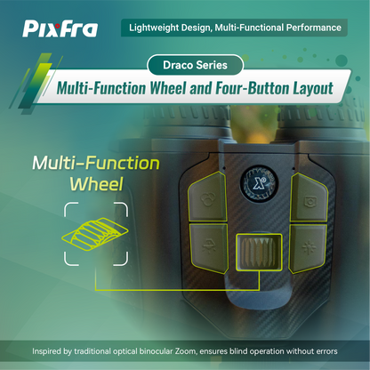 PixFra Draco D335N-4K Multispektral Värmekikare 384x288