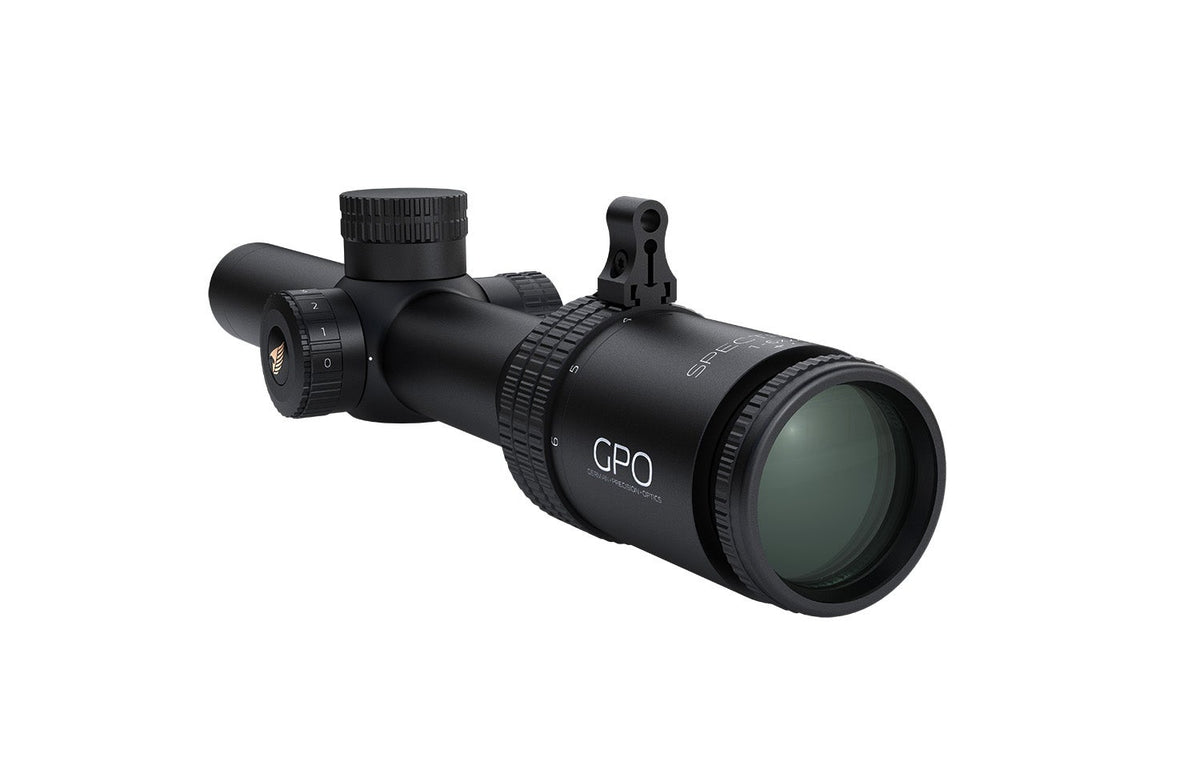 GPO Spectra 6x 1-6x24i kikarsikte sedd snett bakifrån