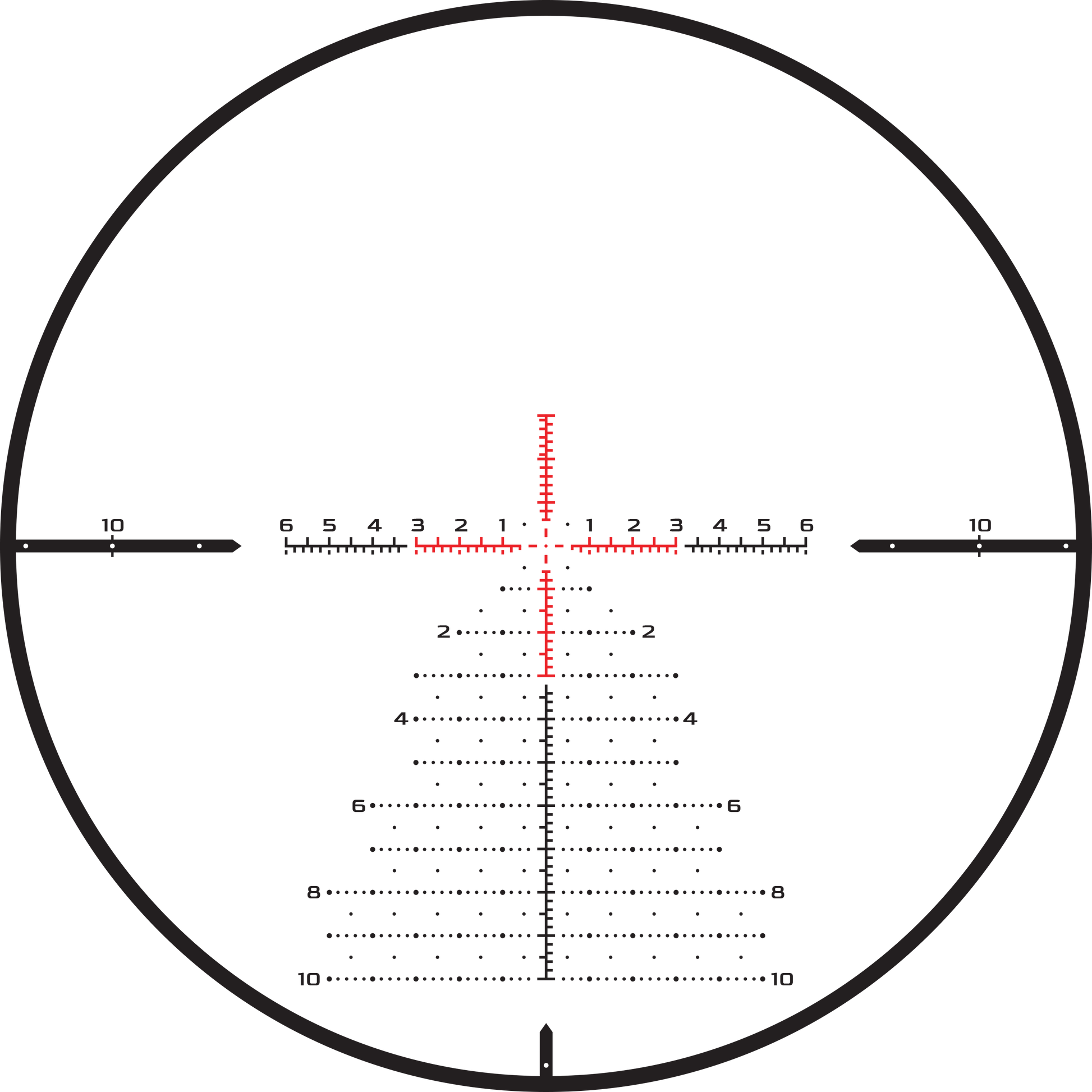 Telson Toxin Gen2 3-18x50 MRAD PH2 FFP kikarsikte, PH2-riktmedel