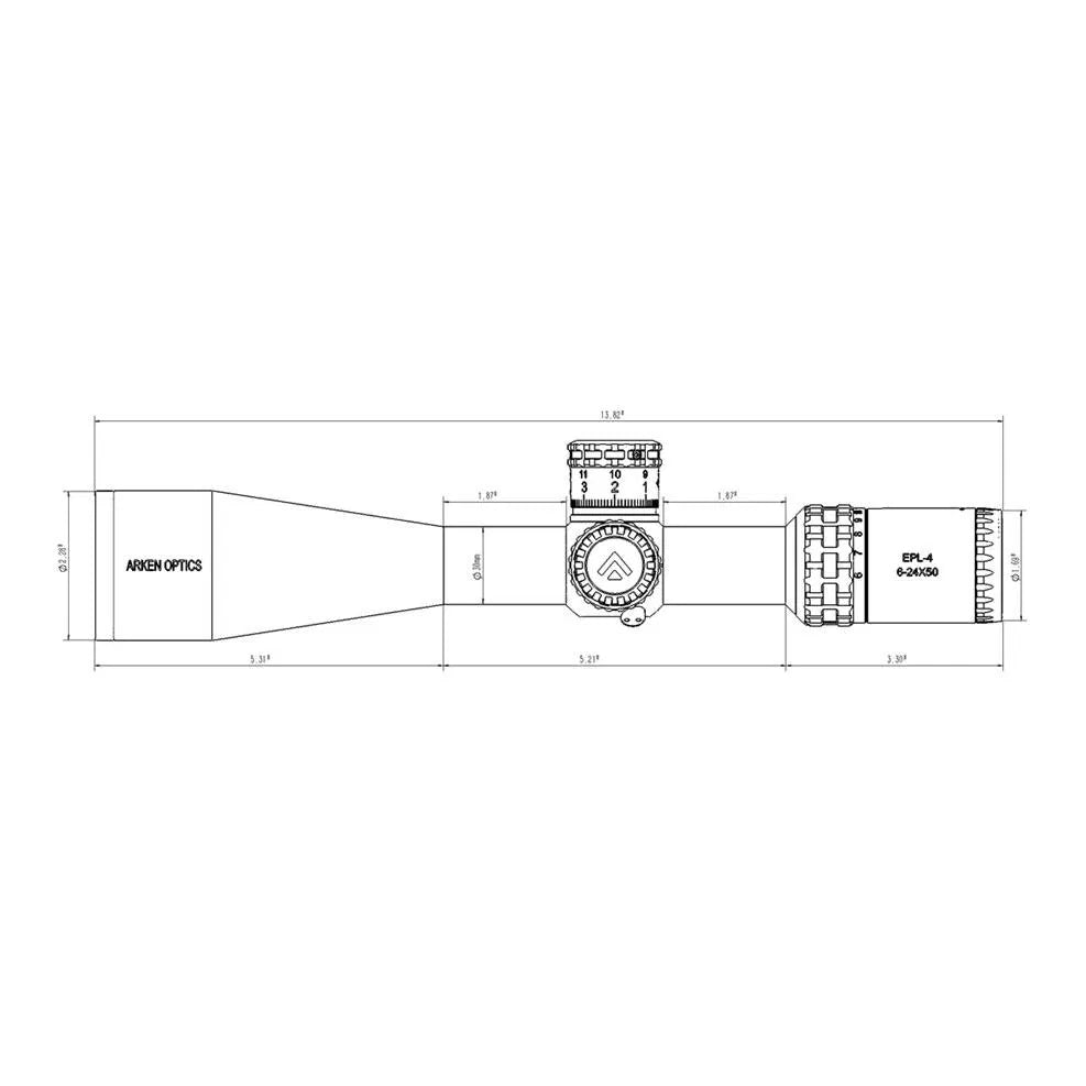 Arken EPL4 6-24x50 objektiv