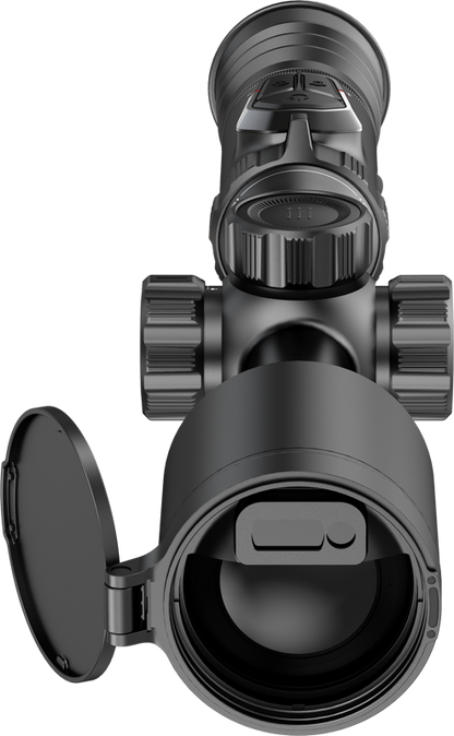 HIKMICRO Stellar SQ50L 4.0 värmesikte sedd framifrån mot 50 mm-objektivet