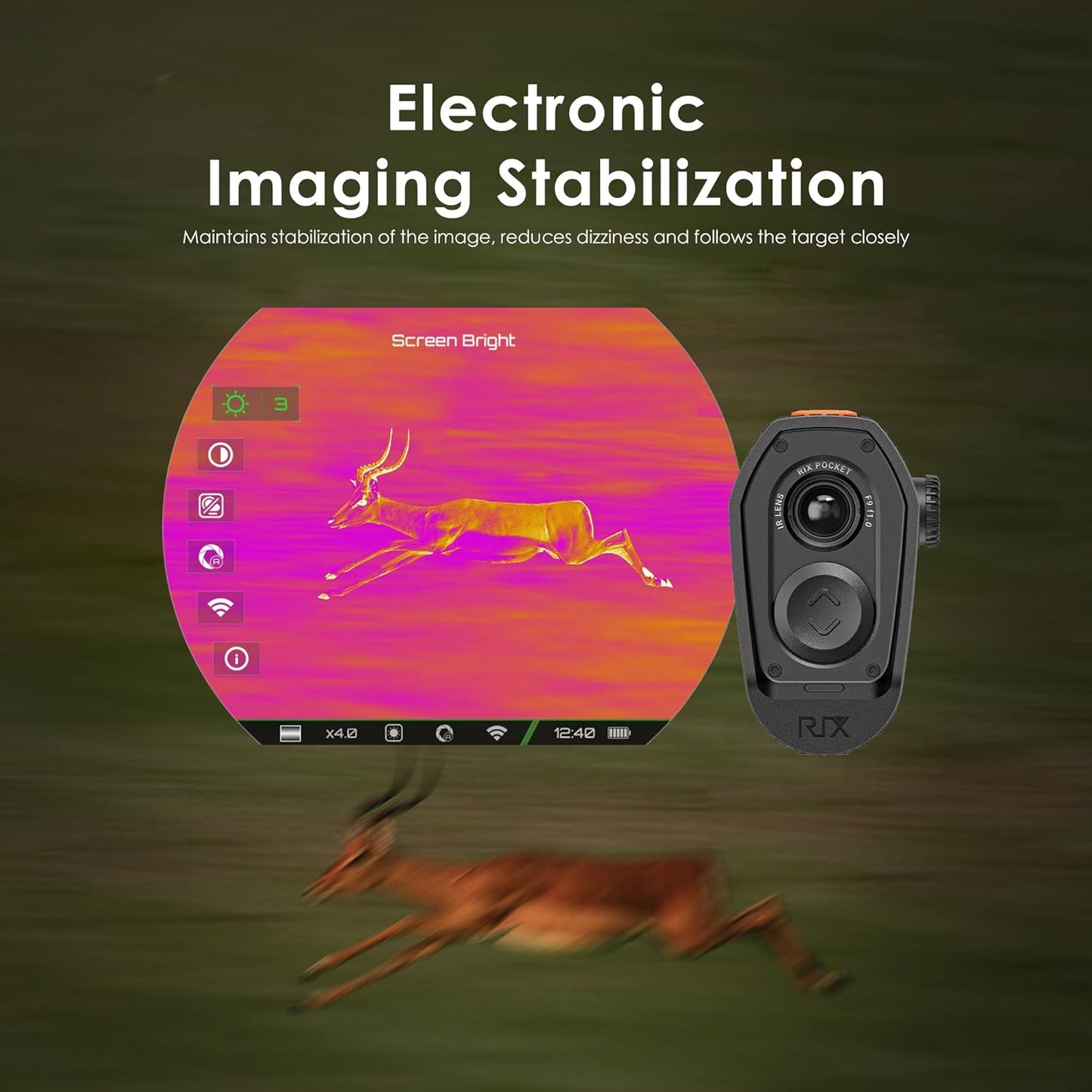 RIX Pocket K3 384 × 288 15 mm Termisk monokikare
