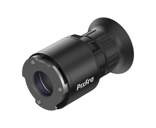 PixFra Taurus 2x22 okular tillbehör, okular sett framifrån